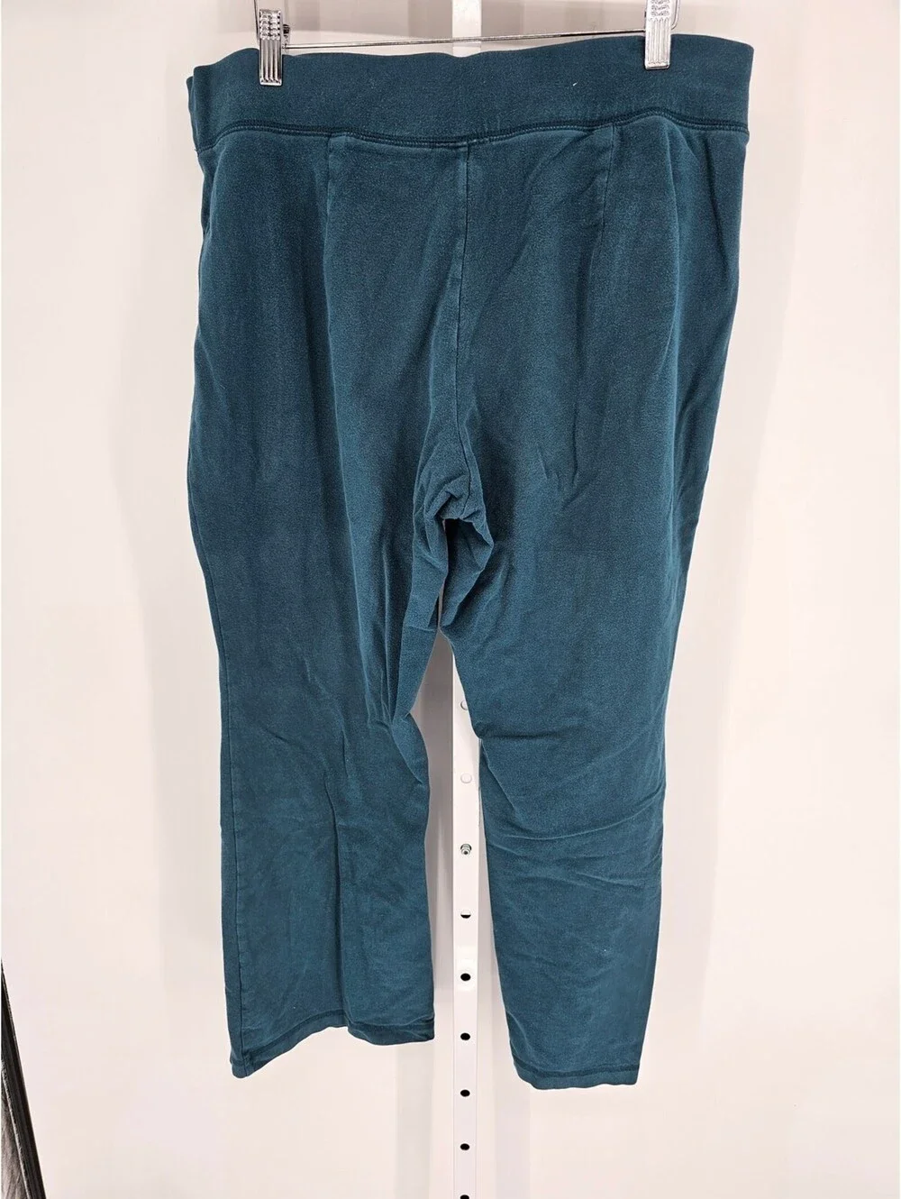 Venezia Sport Womens Sz 14/16 Pull On Sweatpants Pants Teal Blue Straight Leg